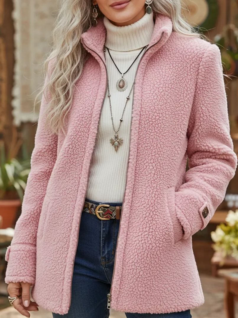 Fleece Zip-Up Jacket Women