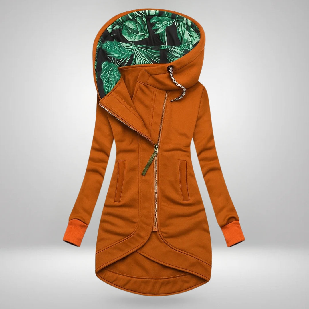 Women’s Long Hooded Quilted Coat