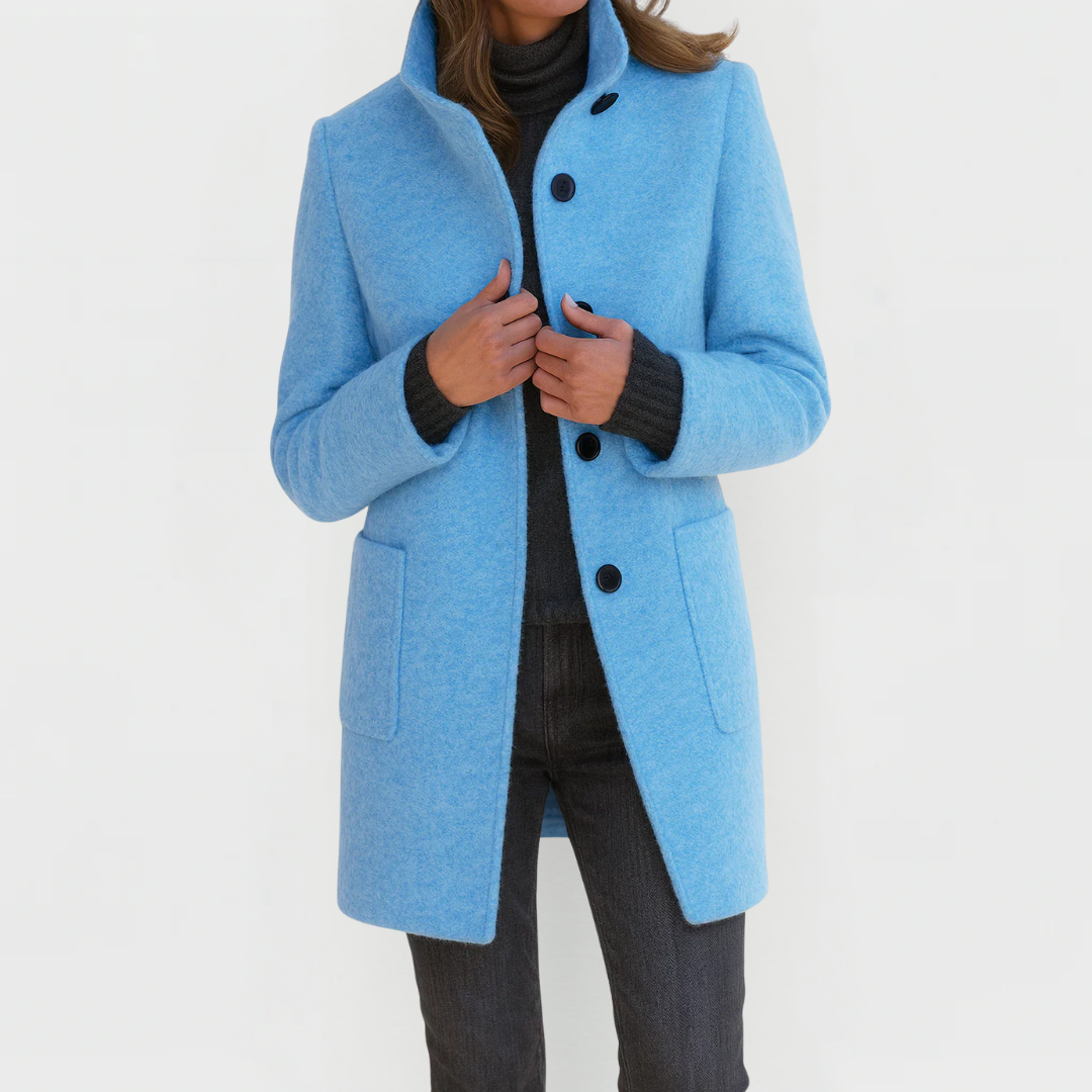 Éléonore | Wool Midi Cut Coat