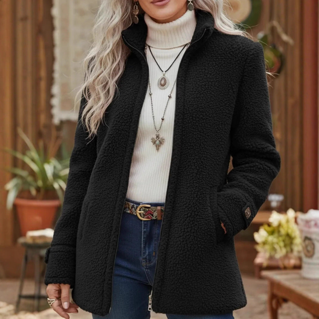 Fleece Zip-Up Jacket Women