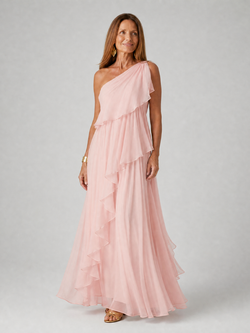 Nerissa | Ruffle Cascade Maxi Dress