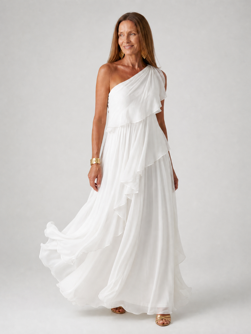 Nerissa | Ruffle Cascade Maxi Dress