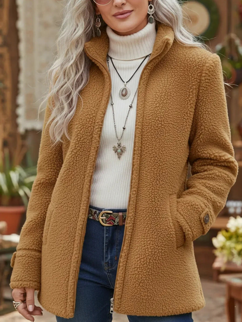 Fleece Zip-Up Jacket Women