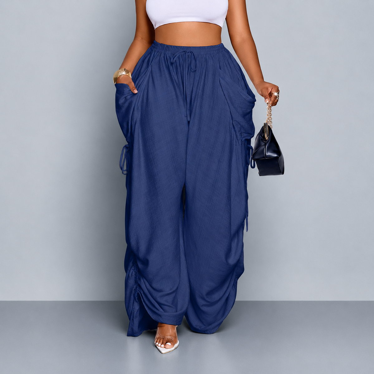 Snugsy™ Wide-Leg Drawstring Pants