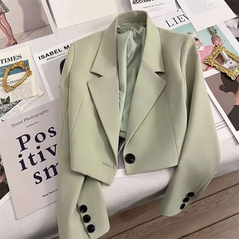 CORALIE™ - Sophisticated Cropped Blazer