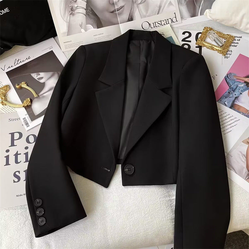CORALIE™ - Sophisticated Cropped Blazer