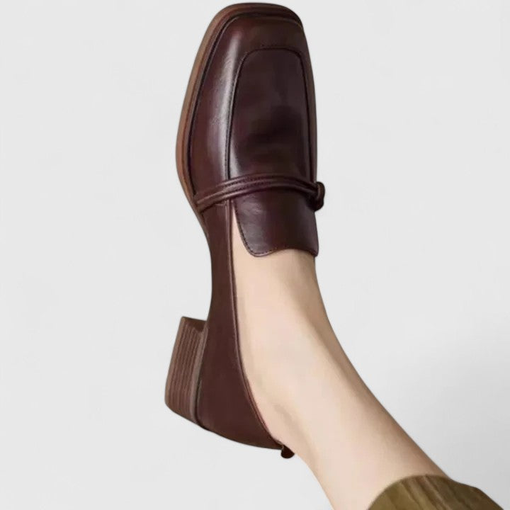 Mirella | Square Toe Loafers