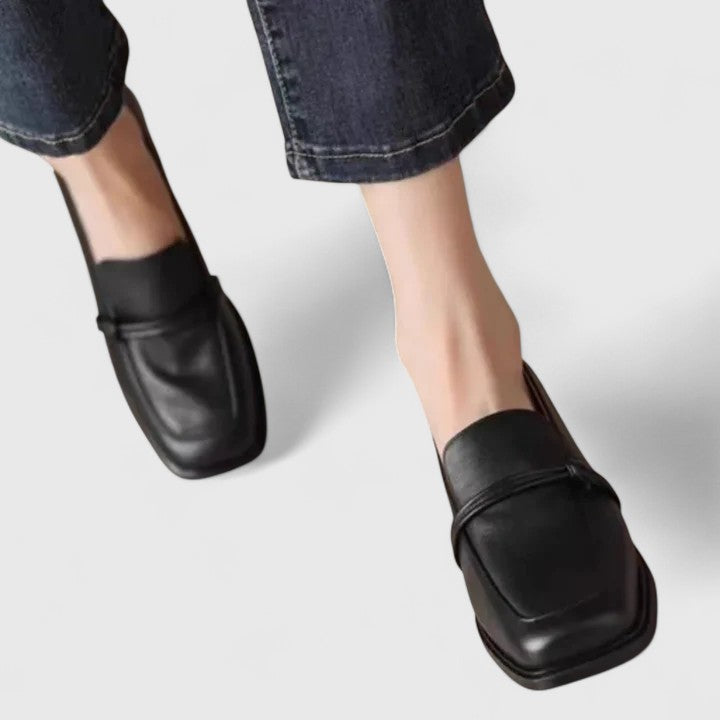 Mirella | Square Toe Loafers