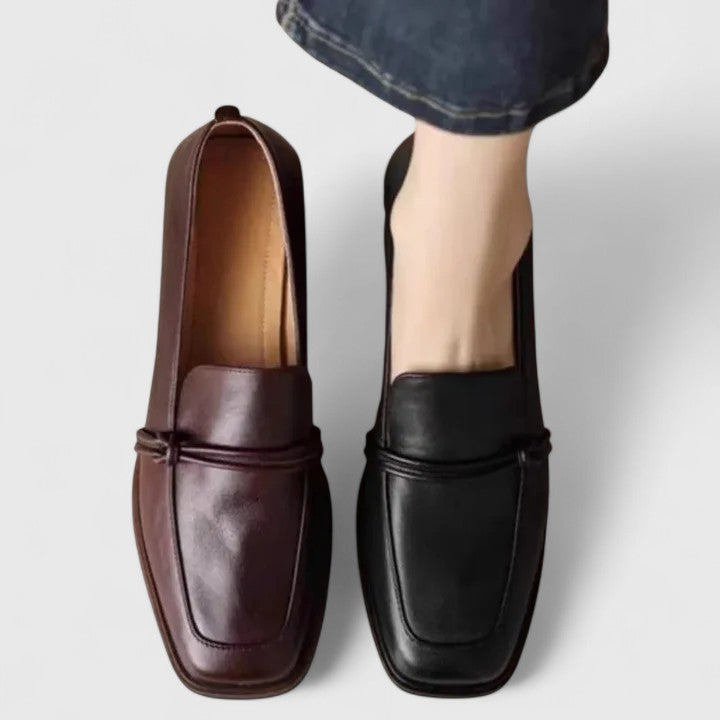 Mirella | Square Toe Loafers