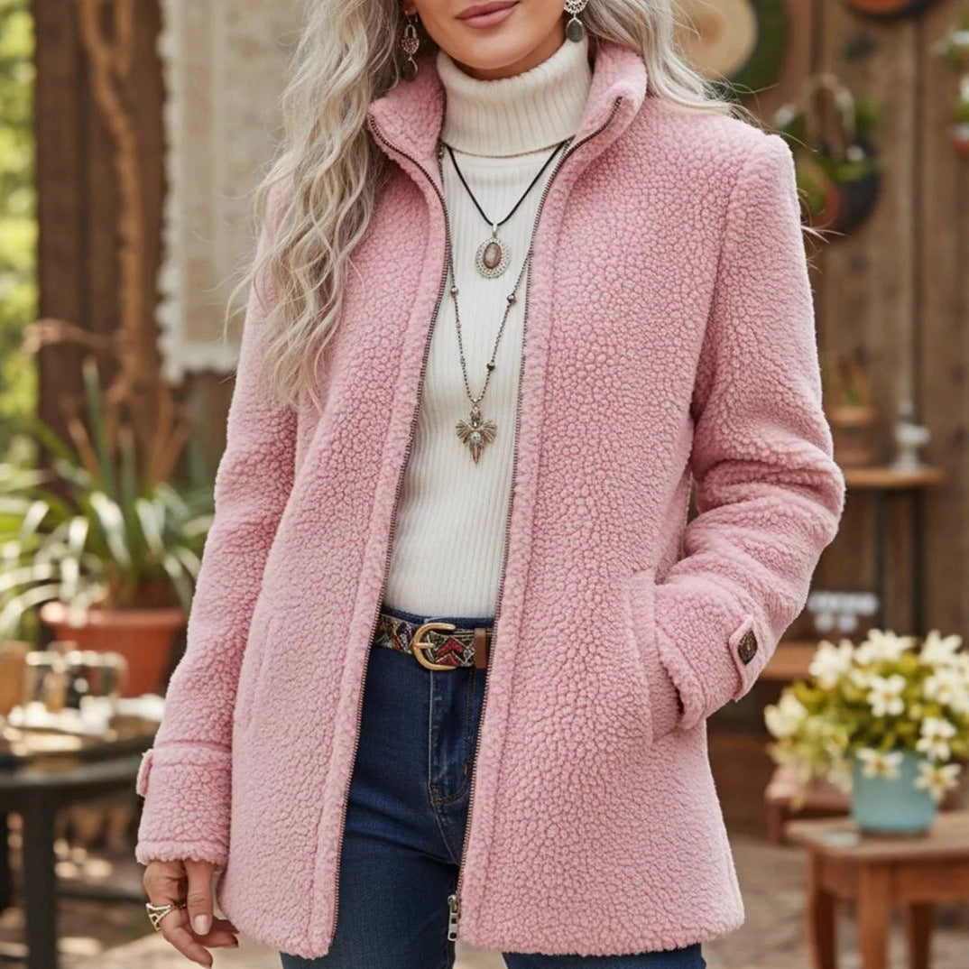 Fleece Zip-Up Jacket Women