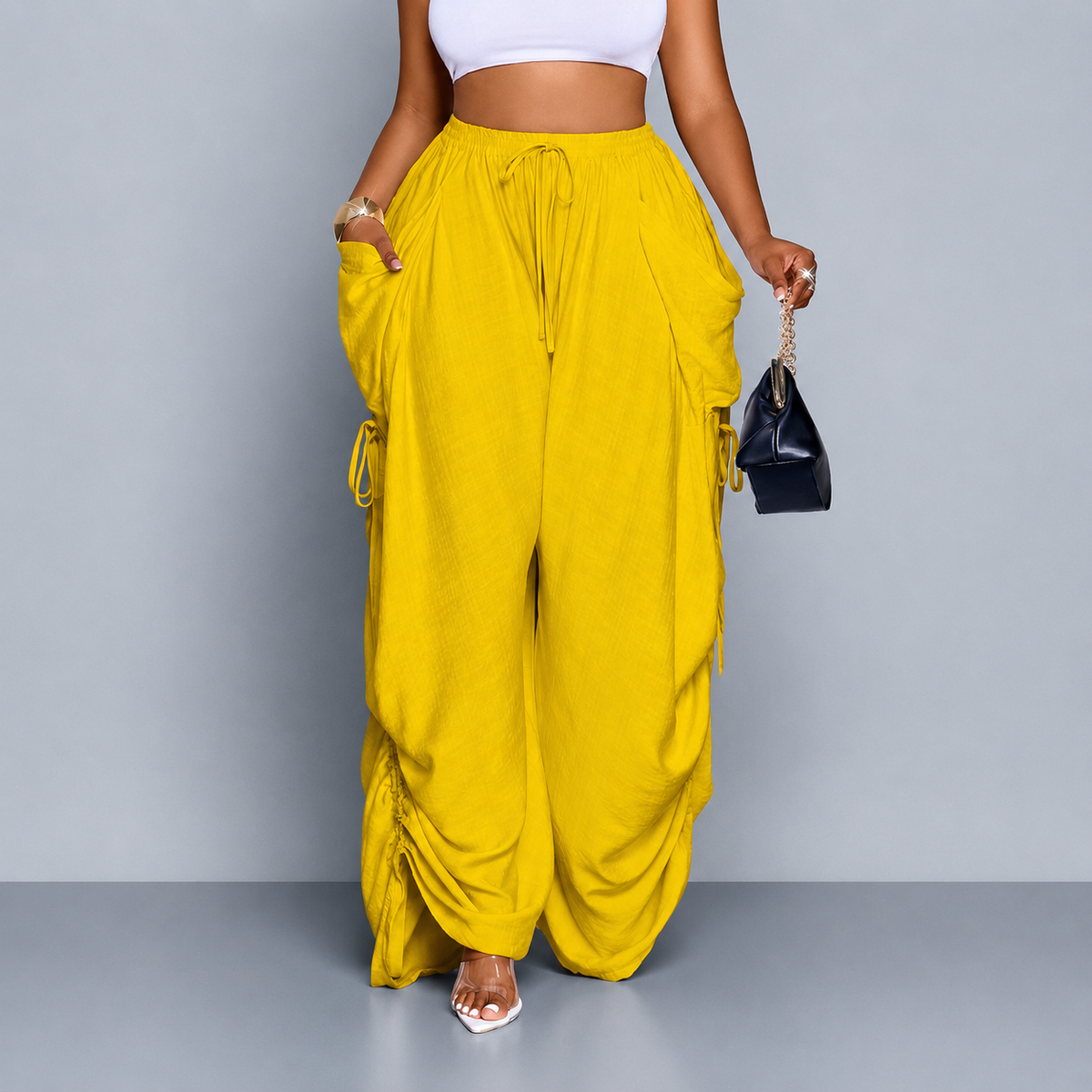 Snugsy™ Wide-Leg Drawstring Pants
