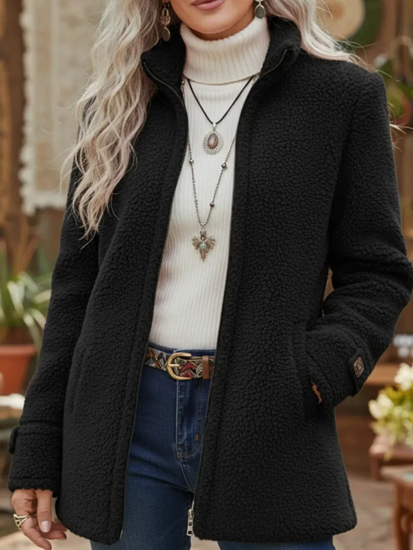 Fleece Zip-Up Jacket Women