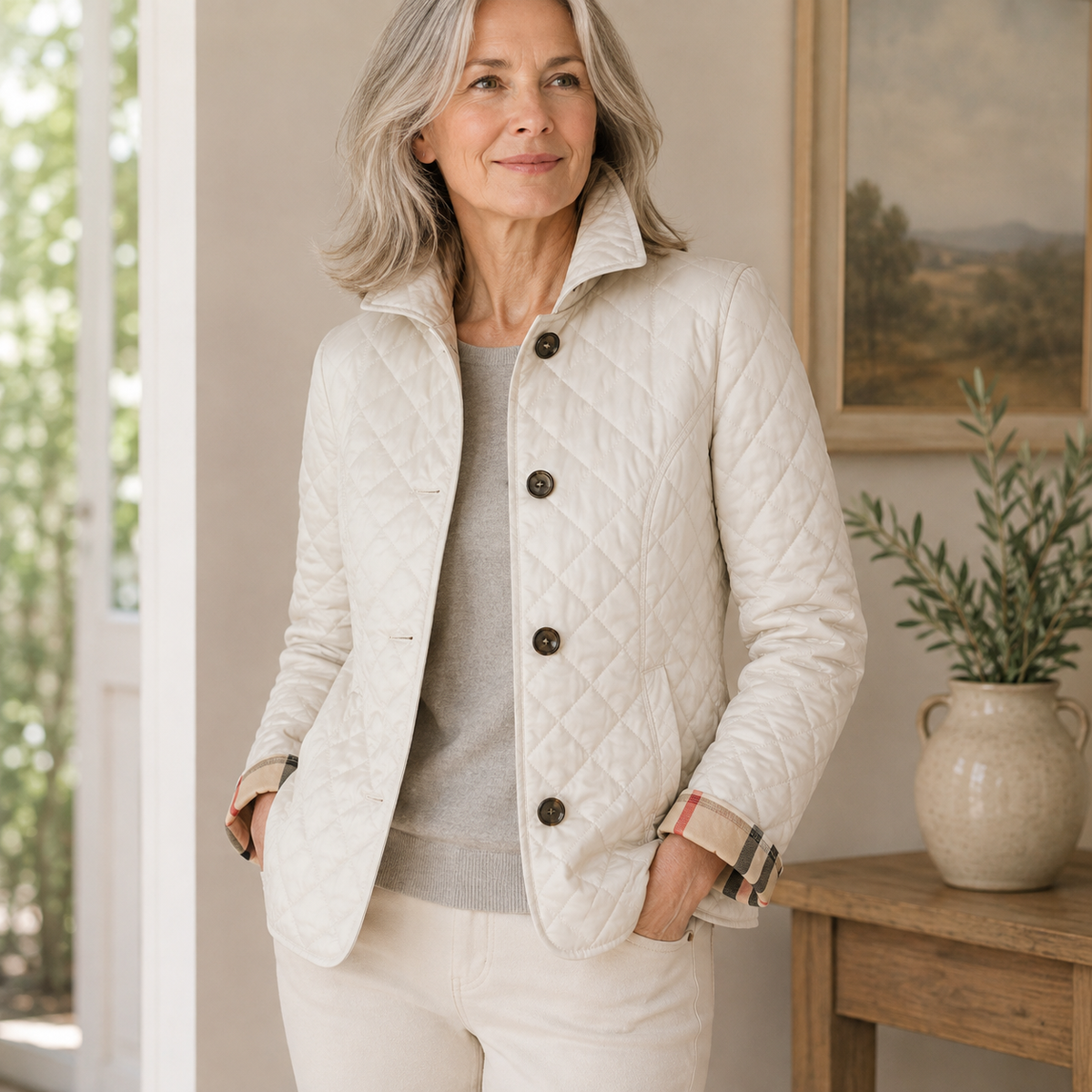 Eleanor Whitmore Jacket — Mid-Season Quilted
