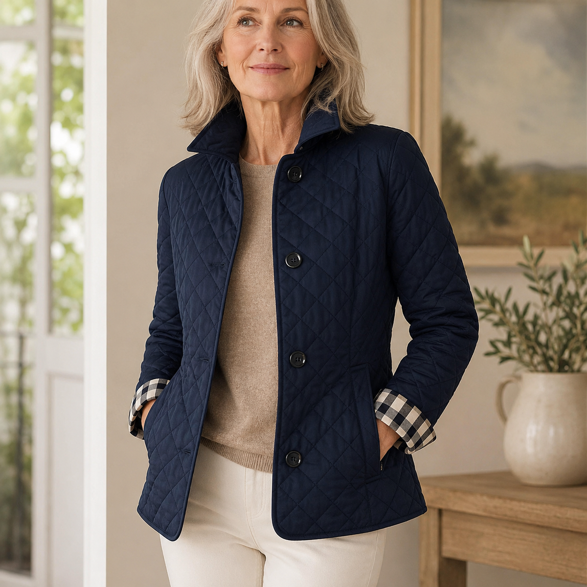 Eleanor Whitmore Jacket — Mid-Season Quilted