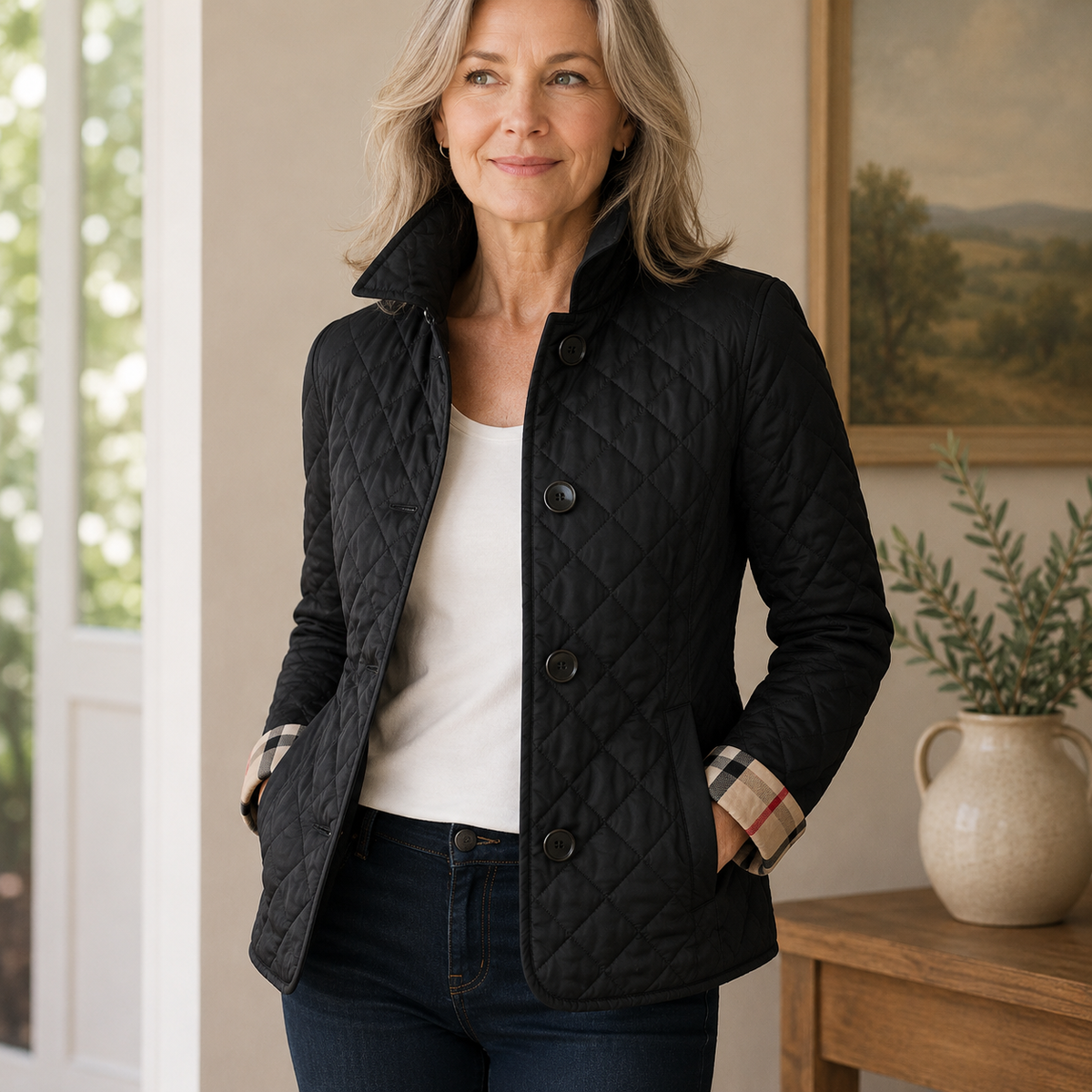 Eleanor Whitmore Jacket — Mid-Season Quilted