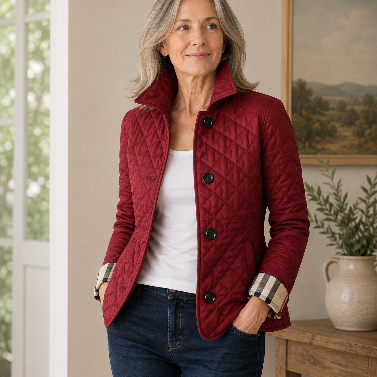 Eleanor Whitmore Jacket — Mid-Season Quilted