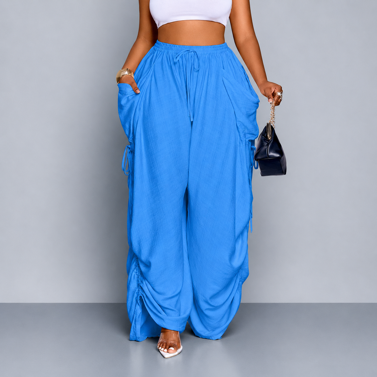 Snugsy™ Wide-Leg Drawstring Pants