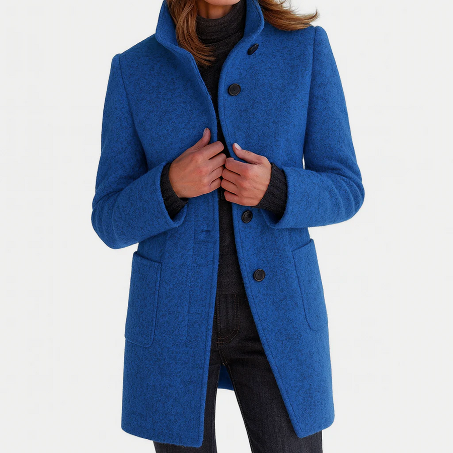 Éléonore | Wool Midi Cut Coat