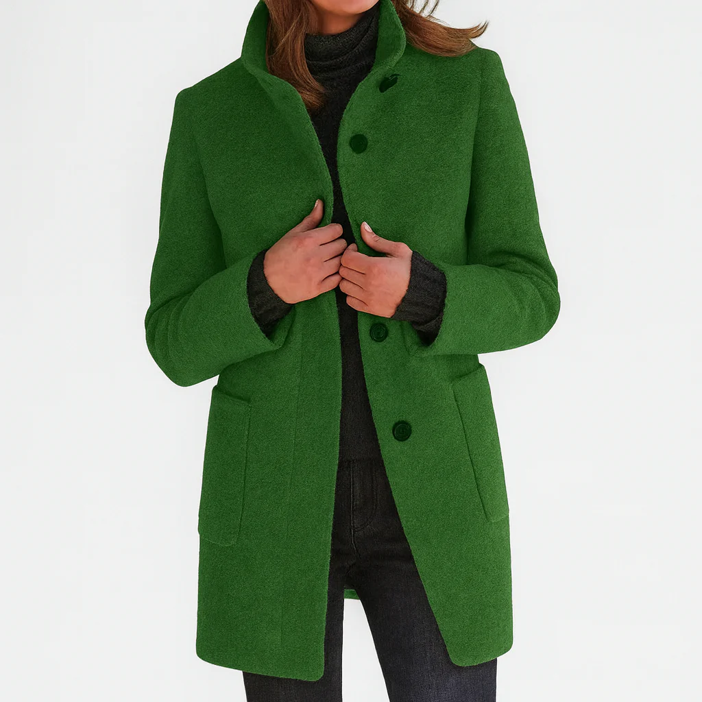Éléonore | Wool Midi Cut Coat