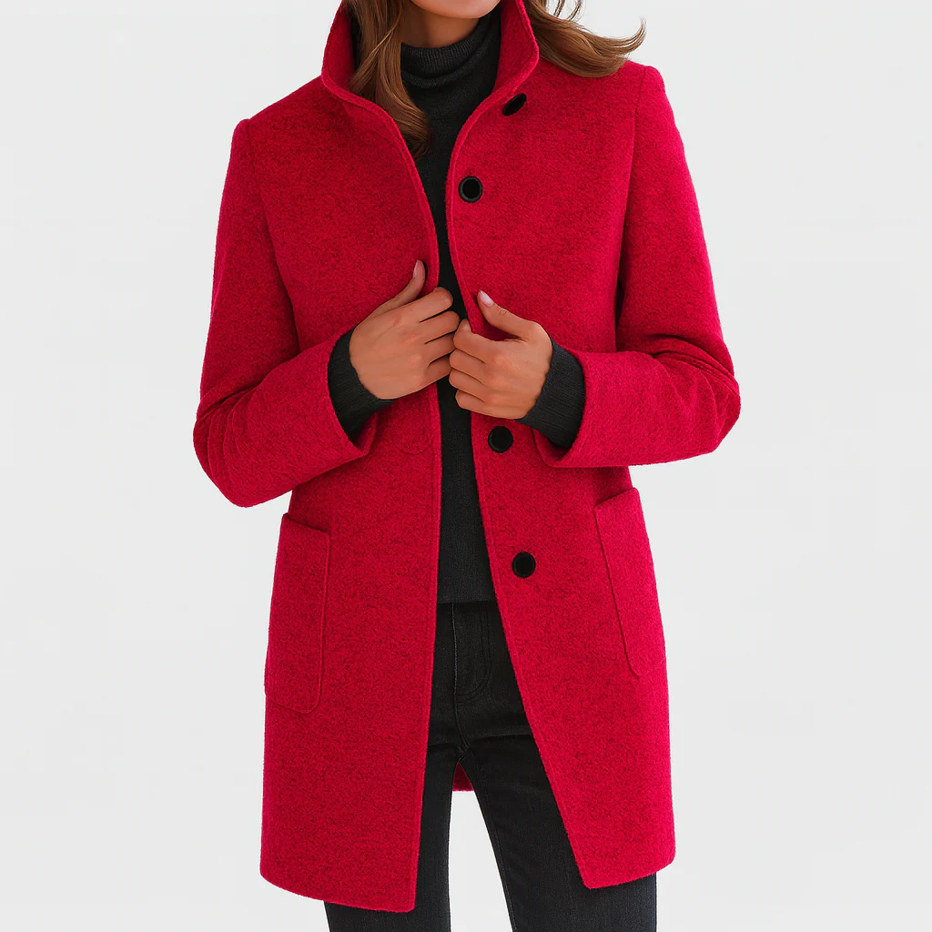 Éléonore | Wool Midi Cut Coat