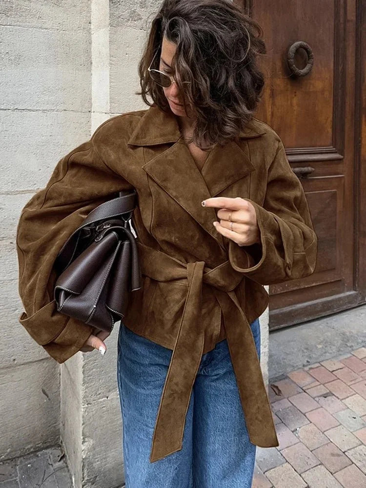 Ariah Retro Suede Jacket
