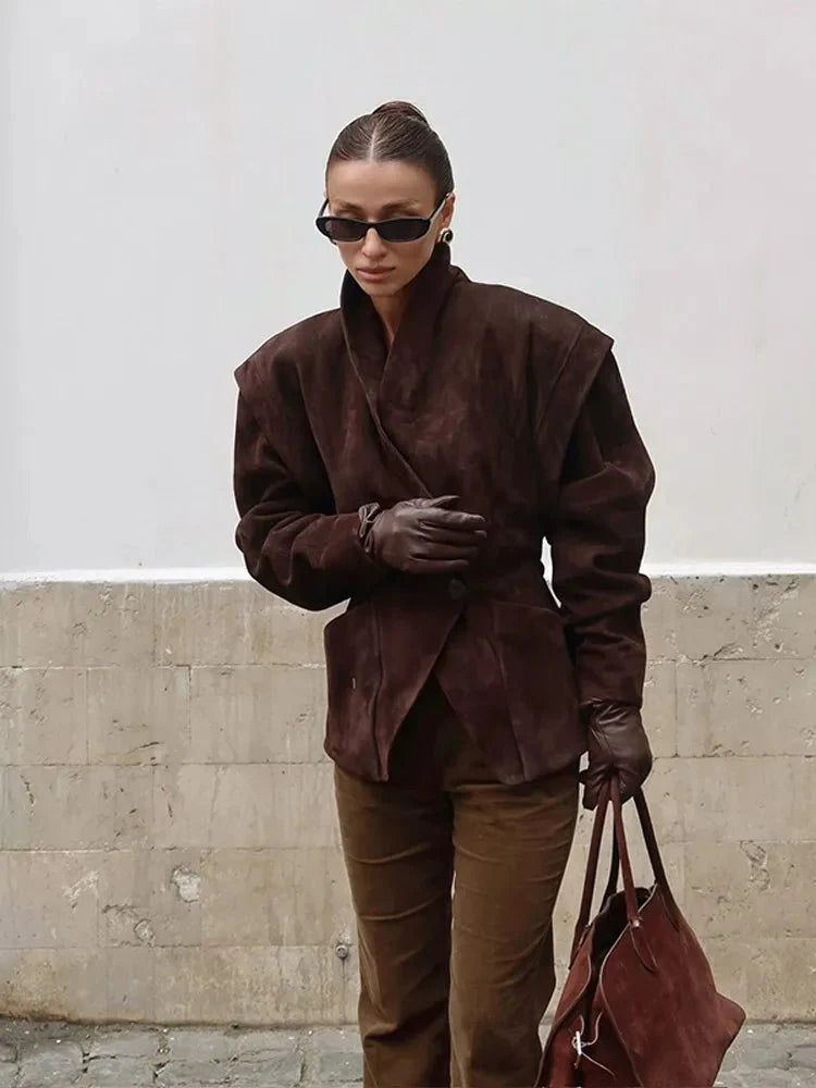 Ariah Retro Suede Jacket