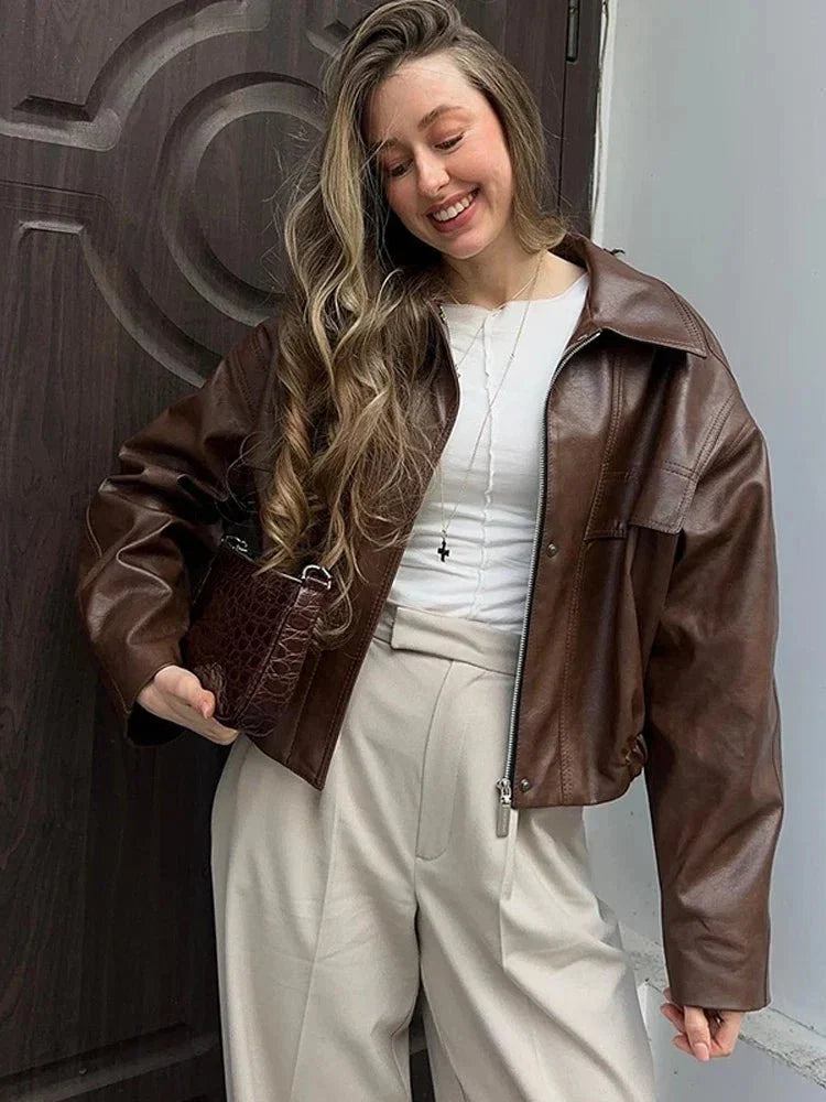 Bianca Vegan Leather Jacket