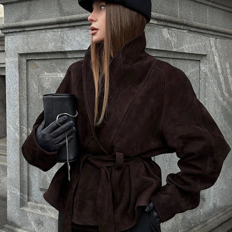 Evelyn Suede Jacket