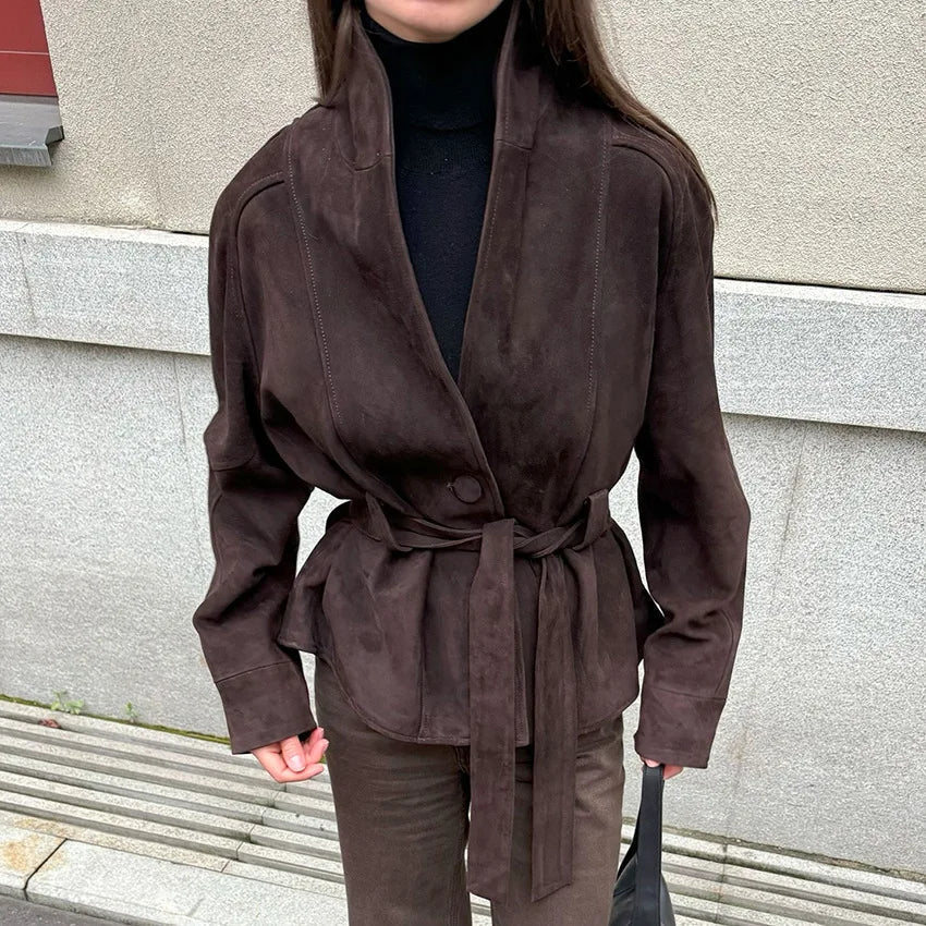 Evelyn Suede Jacket