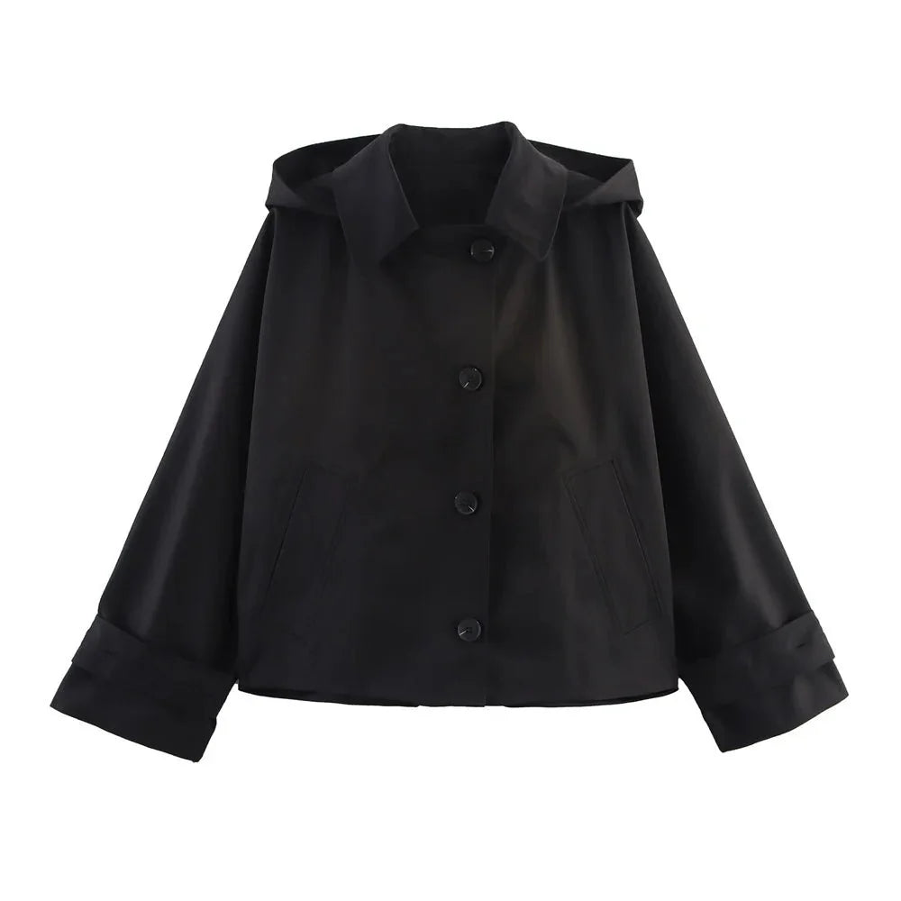 Hailey Hooded Windbreaker Jacket