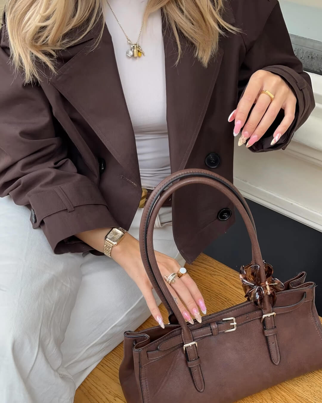 Katrina Cropped Trench Coat