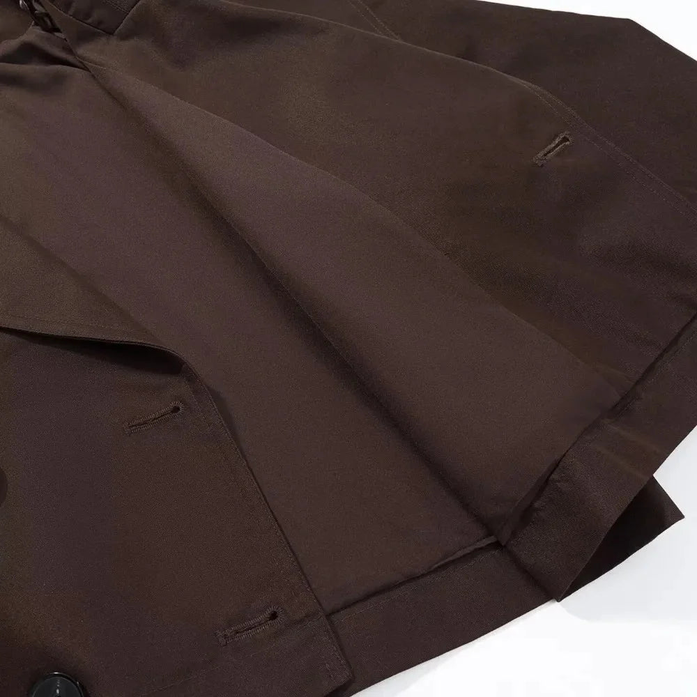 Katrina Cropped Trench Coat
