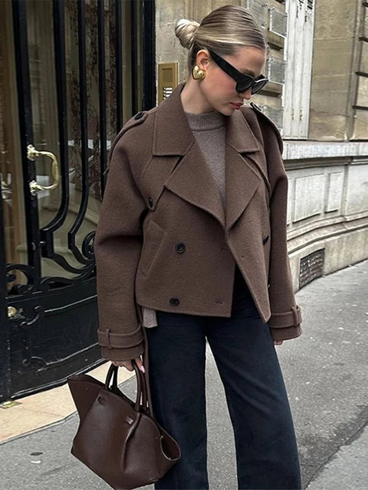 Katrina Lace Up Trench Coat