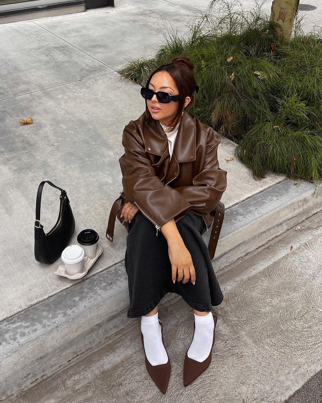 Kyla Vegan Leather Jacket