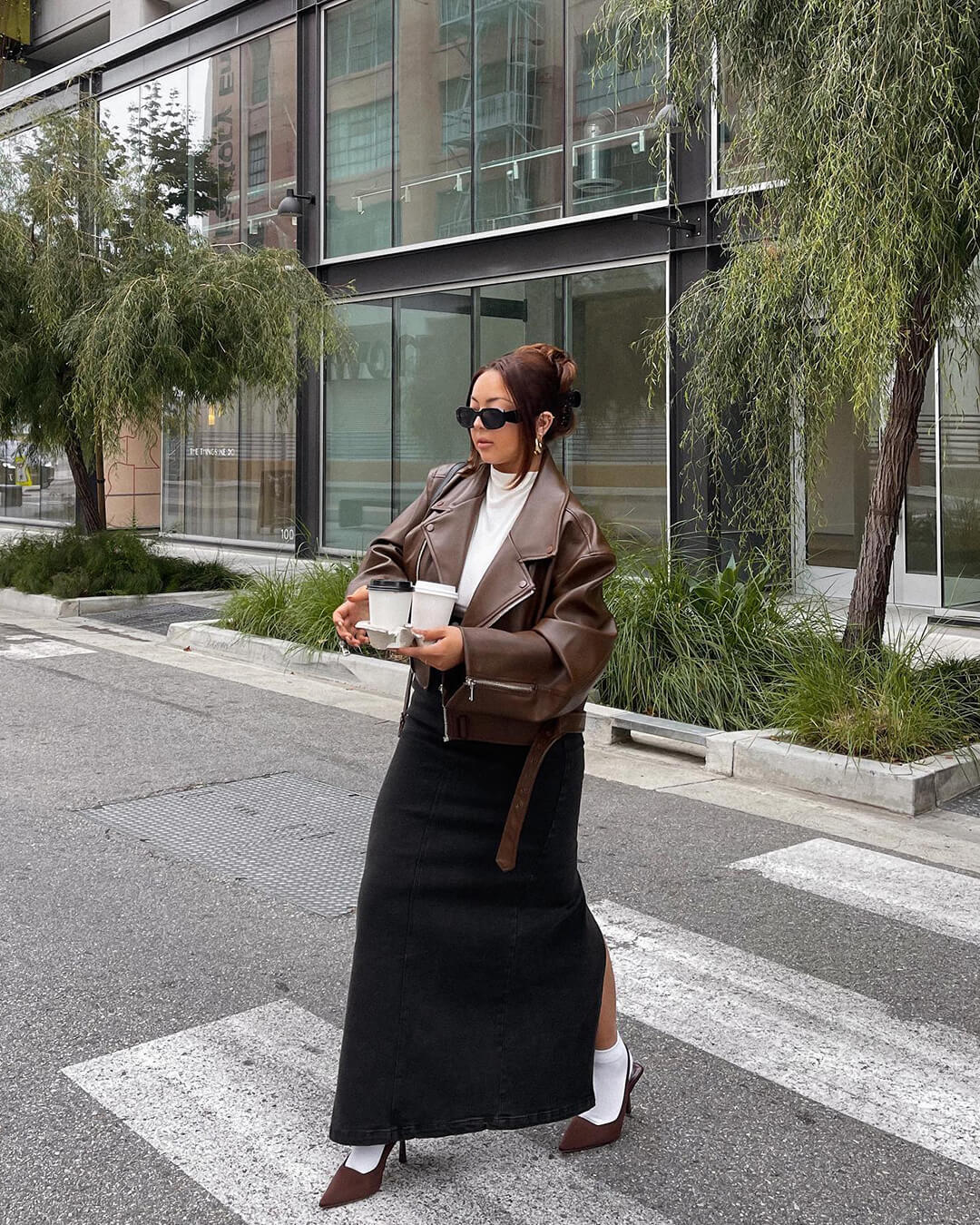 Kyla Vegan Leather Jacket