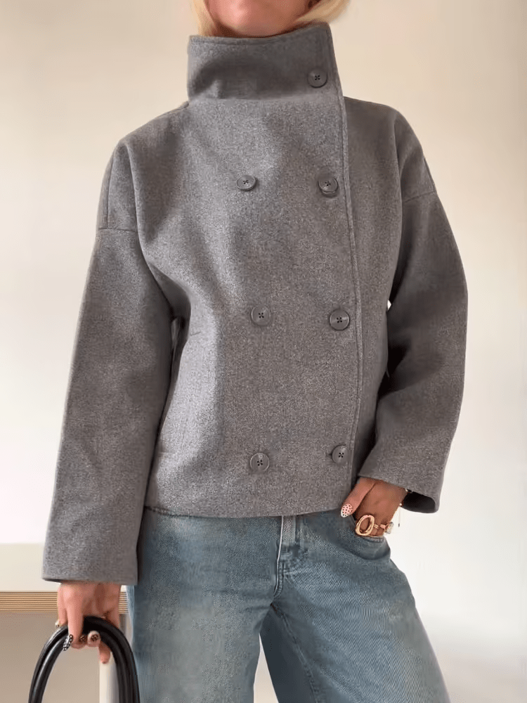 Loreta Jacket with Stand Collar