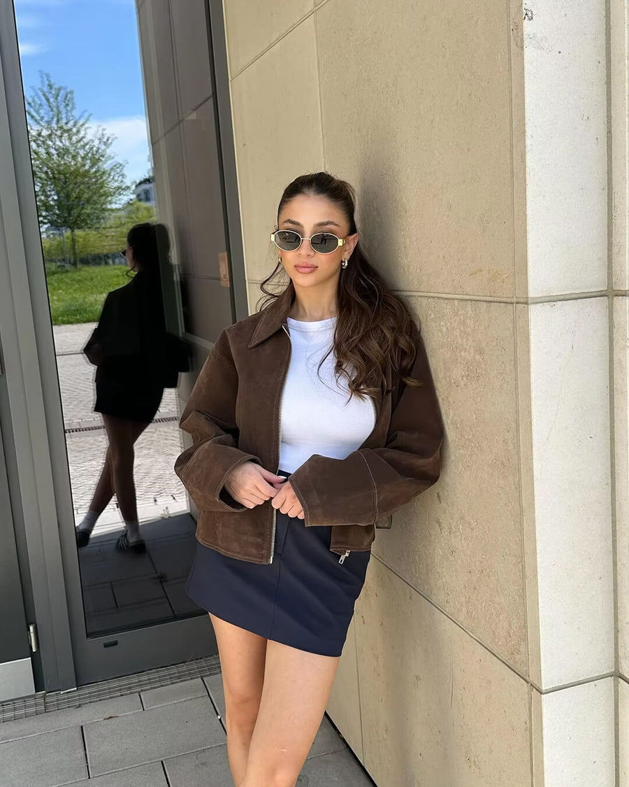 Lydia Suede Jacket