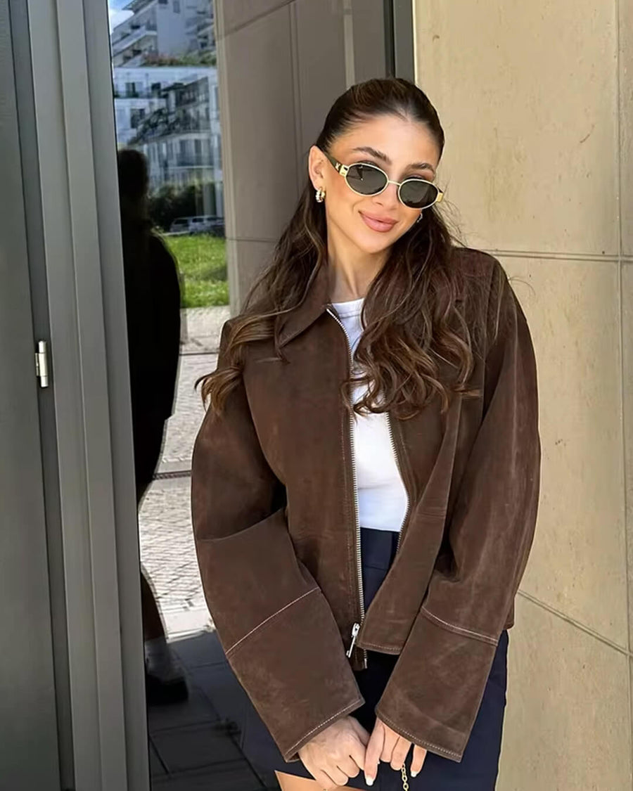 Lydia Suede Jacket