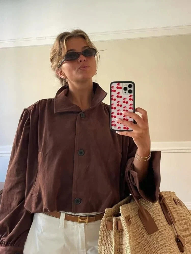 Rita Suede Jacket