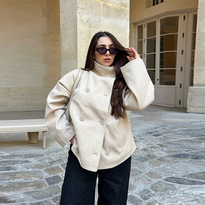 Loreta Jacket with Stand Collar