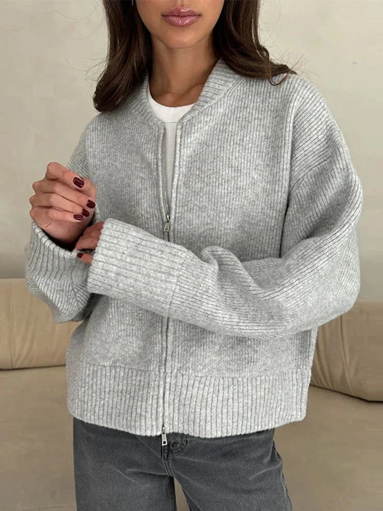 Olive Cardigan Sweater